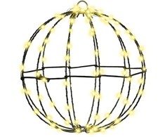 Dovana su 96 LED Šilta balta 30 cm metalas