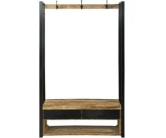 Drabužių stovas Ruda 110 x 40 x 179 cm Mango medienos masyvas