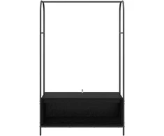 Drabužių stovas Juoda 100 x 44 x 160 cm Apdirbta mediena