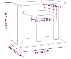 Draskymo stovai katėms su platformomis, kreminiai, 62,5cm
