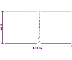 Dulkių lapas su klijuojama juosta 12 vnt. Skaidrus 55 x 3300 cm