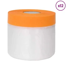 Dulkių lapas su klijuojama juosta 12 pcs Skaidrus 55 x 3300 cm