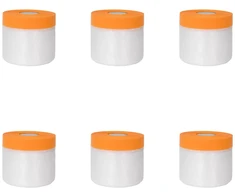 Dulkių lapas su klijuojama juosta 6 pcs Skaidrus 55 x 3300 cm