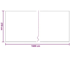 Dulkių lapas su klijuojama juosta 6 vnt. Skaidrus 270 x 1600 cm