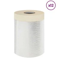 Dulkių lapas su lipnia juosta 12 pcs Skaidrus 55 x 3300 cm HDPE