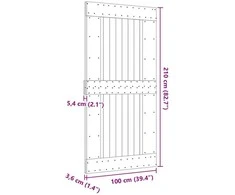 Duris NARVIK 100 x 210 cm Natūrali