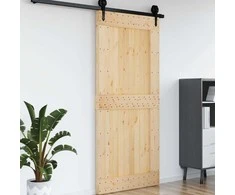 Duris NARVIK Natūrali 100 x 210 cm Kietos pušies medžio durys