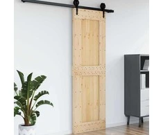 Duris NARVIK Natūrali 70 x 210 cm Kietos pušies medžio durys
