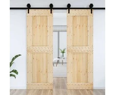 Duris NARVIK Natūrali 70 x 210 cm Kietos pušies medžio durys