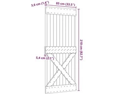 Duris NARVIK 85 x 210 cm Natūrali