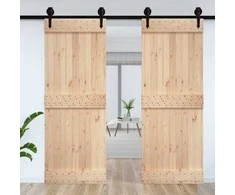 Duris NARVIK Natūrali 85 x 210 cm Kietos pušies medžio durys
