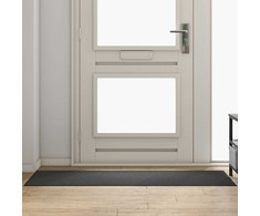Durų kilimėlis Antracito ir juoda 60 x 180 cm 100% poliamidas