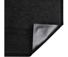 Durų kilimėlis Juoda 60 x 40 x 1.2 cm Teddy Audinys