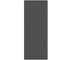 Durų kilimėlis Juoda ir pilka 60 x 150 cm Polipropilenas ir PVC