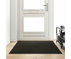 Durų kilimėlis Juoda 120 x 180 cm 100% poliamidas