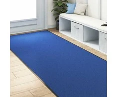 Durų kilimėlis Mėlyna ir juoda 120 x 350 cm Poliamidas ir PVC
