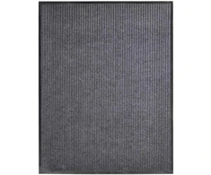 Durų kilimėlis, pilkos spalvos, 117x220cm, PVC
