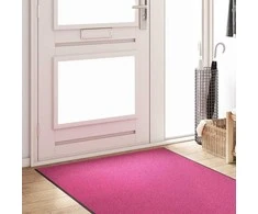Durų kilimėlis Rožinė ir Juoda 120 x 350 cm 100% poliamidas