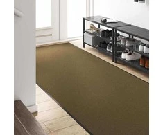 Durų kilimėlis Ruda ir juoda 120 x 300 cm Poliamidas ir PVC