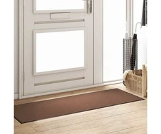 Durų kilimėlis Ruda ir juoda 60 x 180 cm 100% poliamidas