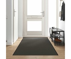Durų kilimėlis Antracito ir juoda 120 x 400 cm 100% poliamidas