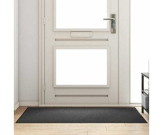 Durų kilimėlis Antracito ir juoda 90 x 150 cm 100% poliamidas