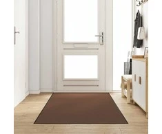 Durų kilimėlis Ruda ir juoda 120 x 300 cm 100% poliamidas