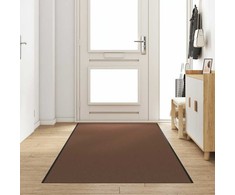 Durų kilimėlis Ruda ir juoda 120 x 400 cm 100% poliamidas