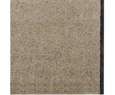 Durų kilimėlis Bežinė ir juoda 120 x 350 cm 100% poliamidas