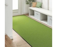 Durų kilimėlis Žalia ir juoda 120 x 300 cm Poliamidas ir PVC