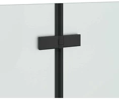 Dušo kabineto uždanga Juoda 120 x 68 x 130 cm