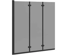 Dušo kabineto uždanga Juoda 130 x 138 cm