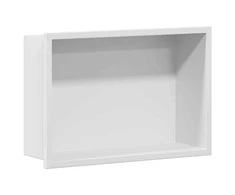 Dušo niša Balta 30 x 20 x 9,5 cm Nerūdijantis Plienas
