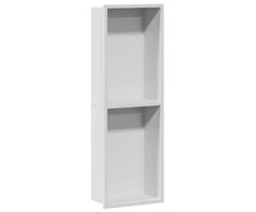 Dušo niša Baltas 60 x 20 x 9,5 cm Nerūdijantis Plienas