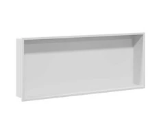 Dušo niša Balta 75 x 30 x 9,5 cm Nerūdijantis Plienas