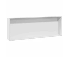 Dušo niša Balta 90 x 30 x 9,5 cm Nerūdijantis Plienas