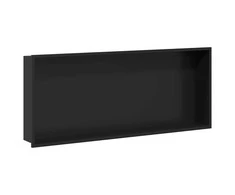 Dušo niša Juoda 75 x 30 x 9,5 cm Nerūdijantis Plienas