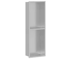 Dušo niša Sidabro 60 x 20 x 9,5 cm Nerūdijantis Plienas