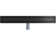 Dušo nuotekų 2-in-1 su 360° sifonu Juoda 80 cm