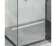 2 viename dušo nutekėjimas Sidabro 90 cm