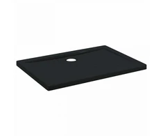 Dušo padėklas su taškais 100 x 70 x 4 cm ABS Juoda
