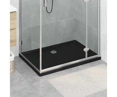 Dušo padėklas su taškais 100 x 70 x 4 cm ABS Juoda