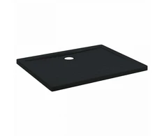 Dušo padėklas su taškais 100 x 80 x 4 cm ABS Juoda