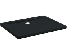 Dušo padėklas su taškais 90 x 70 x 4 cm ABS Juoda