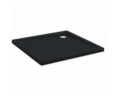 Dušo padėklas su taškais 90 x 90 x 4 cm ABS Juoda