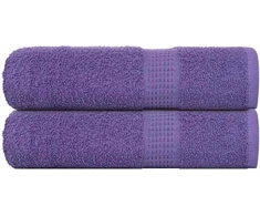 Rankšluostis Dušo rankšluosčiai, FROGN, 2 vnt., violetiniai, 70x140 cm, 360 g/m²