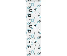 Dušo roletas su kasete, 80x240 cm, audinio plotis 76 cm