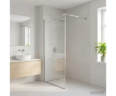 Dušo sienelės laikiklis 70-120 cm 6/8 mm stiklui Chromo