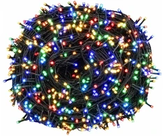 Dviejų spalvų režimo kalėdinės girliandos 300 LED