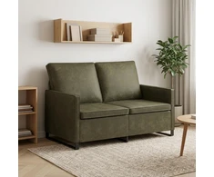 Dviejų vietų sofa Armijos Žalia 130 x 81 x 82 cm Dirbtinė zomša